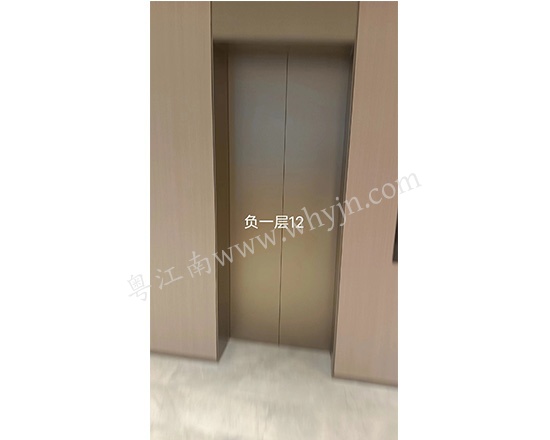 門頭弧形電梯門套